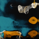 One still of the swirling graphics that were generated by AI in MoMA’s new exhibit.